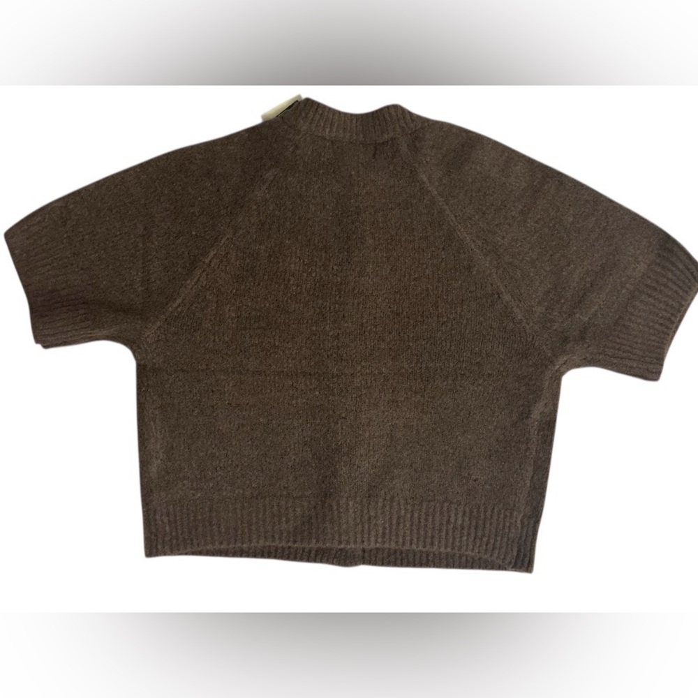 Universal Thread Brown Short Sleeve Cardigan NWT - image 4